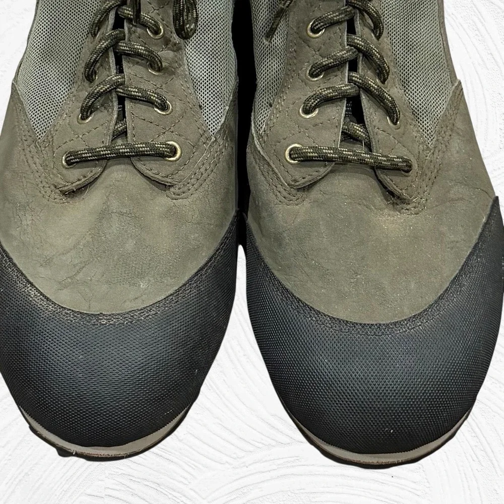 SIMMS Wading Boots Mens 15 Olive Green/Black Guide Fly Fishing Rubber Sole